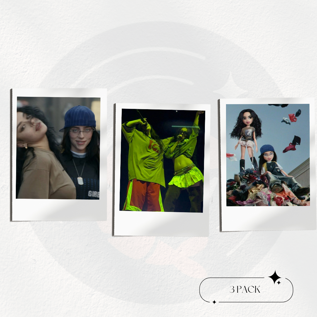 Billie Eilish & charli xcx -Guess | Polaroids