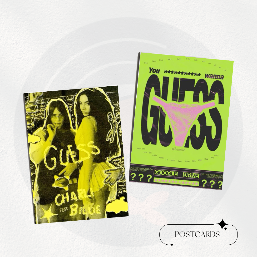 Billie Eilish & charli xcx | Postcard Set